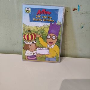 NWT Arthur TV Show Series PBS Kids D. W. And The Beastly Birthday DVD